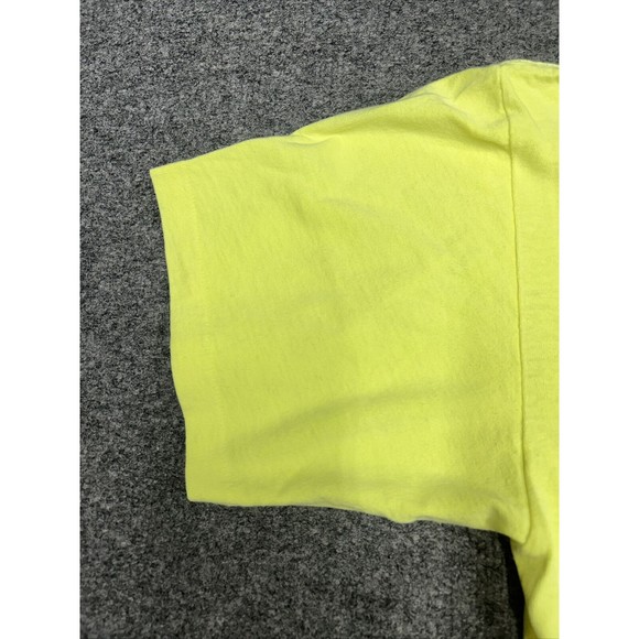 Vtg 90's The Golleria Mall Dallas Yellow Graphic T-Shirt Single Stitch Size XL - Picture 4 of 8